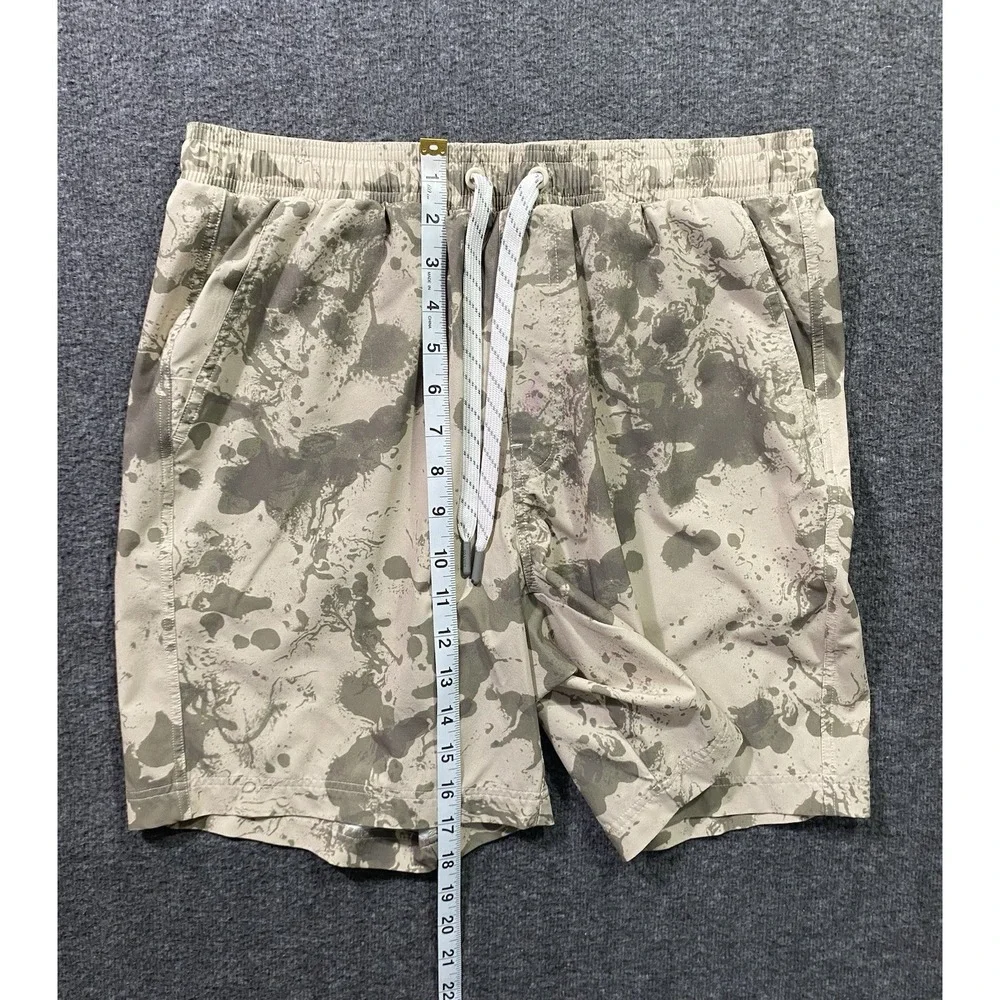 VVA swim trunk shorts Camouflage Print Beige Size M SEE PICTURE DETAILS